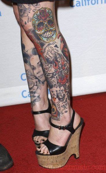 kat von d leg tattoos|Kat Von D Posts First Photo After Covering Her Leg Tattoos